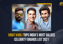 Virat Kohli Tops India's Most Valued Celebrity Brands List 2021, Cricketer Virat Kohli, Virat Kohli, India's Most Valued Celebrity Brands List 2021, Cricketer Virat Kohli topped the charts for the fifth year in a row as the most valued celebrity in India at a brand valuation of $185.7 million in 2021, Cricketer Virat Kohli topped the charts for the fifth year in a row, most valued celebrity in India, Virat Kohli Was The most valued celebrity in India, Cricketer Virat Kohli tops the celebrity brand valuation chart in 2021 for the fifth time, celebrity brand valuation chart, Cricketer Virat Kohli retains first position among India’s most valuable celebrities, celebrity brand valuation chart Latest News, celebrity brand valuation chart Latest Updates, Cricketer Virat Kohli remains India’s most valuable celebrity with brand value of $186 million, India’s most valuable celebrity, Mango News,