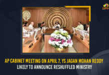 AP Cabinet Meeting On April 7 YS Jagan Mohan Reddy Likely To Announce Reshuffled Ministry, AP Cabinet Meeting On April 7, YS Jagan Mohan Reddy Likely To Announce Reshuffled Ministry, Reshuffled Ministry, AP Cabinet Meeting, AP Cabinet Reshuffled Ministry, Andhra Pradesh Cabinet Reshuffle, State Cabinet will meet on April 7, YS Jagan Mohan Reddy likely to reshuffle, Andhra Pradesh Chief Minister YS Jagan Mohan Reddy is likely to reshuffle his Cabinet, AP Cabinet reshuffle, YS Jagan Mohan Reddy Cabinet reshuffle, Cabinet reshuffle, AP Cabinet reshuffle Latest News, AP Cabinet reshuffle Latest Updates, AP Cabinet reshuffle Live Updates, AP CM to meet PM Modi, AP CM YS Jagan Mohan Reddy, AP CM YS Jagan, YS Jagan Mohan Reddy, AP CM, YS Jagan, CM Jagan, CM YS Jagan, Mango News,