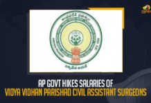 AP Govt Hikes Salaries Of Viadhya Vidhan Parshad Civil Assistant Surgeons AP Govt Hikes Salaries Of Viadhya Vidhan Parshad Civil Assistant Surgeons, state government on Monday announced that increasing the salaries of Vaidhya Vidhaan Parishad civil assistant surgeons in AP, Vaidhya Vidhaan Parishad civil assistant surgeons in AP, Govt Hikes Salaries Of Viadhya Vidhan Parshad Civil Assistant Surgeons, Viadhya Vidhan Parshad Civil Assistant Surgeons, AP hikes wages of Viadhya Vidhan Parshad Civil Assistant Surgeons, Viadhya Vidhan Parshad Civil Assistant Surgeons Wages Hiked, Viadhya Vidhan Parshad Civil Assistant Surgeons News, Viadhya Vidhan Parshad Civil Assistant Surgeons Latest News, Viadhya Vidhan Parshad Civil Assistant Surgeons Latest Updates, Viadhya Vidhan Parshad Civil Assistant Surgeons Live Updates, Viadhya Vidhan Parshad Civil Assistant Surgeons New Updates, Civil Assistant Surgeons, Mango News,