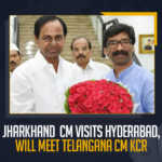 Jharkhand CM Visits Hyderabad Will Meet Telangana CM KCR, Jharkhand CM Hemant Soren Likely to Meet CM KCR at Pragathi Bhavan Today, CM Hemant Soren Likely to Meet CM KCR at Pragathi Bhavan Today, Jharkhand CM Hemant Soren Likely to Meet CM KCR at Pragathi Bhavan, Telangana CM KCR meets Jharkhand CM Hemant Soren, Jharkhand CM Hemant Soren meets CM KCR, Jharkhand CM Hemant Soren, CM Hemant Soren, Jharkhand CM, Hemant Soren, Pragathi Bhavan, Telangana CM KCR, CM KCR, K Chandrashekar Rao, Chief minister of Telangana, K Chandrashekar Rao Chief minister of Telangana, Telangana Chief minister, Telangana Chief minister K Chandrashekar Rao, Mango News,