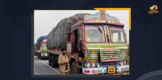 Over 150 Andhra Pradesh Paddy Trucks Denied Entry In Telangana, State Government officially made it clear that paddy being brought from Andhra Pradesh would not be procured in Telangana, Paddy Trucks Denied Entry In Telangana, 150 Paddy Trucks Denied Entry In Telangana, Andhra Pradesh Paddy Trucks, 150 Paddy Trucks, AP Paddy Trucks, Paddy Trucks, officials have made it clear that paddy being brought from Andhra Pradesh will not be procured in Telangana, Over 150 Paddy trucks from Andhra Pradesh denied entry into Telangana, AP Paddy trucks stopped at AP-Telangana border, AP-Telangana border, Over 150 Andhra Pradesh Paddy trucks stopped at AP-Telangana border, AP Paddy trucks News, AP Paddy trucks Latest News, AP Paddy trucks Latest Updates, AP Paddy trucks Live Updates, Telangana bars entry of Over 150 Andhra Pradesh Paddy Trucks, Mango News,
