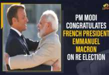PM Modi Congratulates French President Emmanuel Macron On Re Election PM Modi Congratulates French President Emmanuel Macron On Re Election, Modi Congratulates French President Emmanuel Macron On Re Election, Prime Minister Narendra Modi congratulated French President Emmanuel Macron on his re-election, French President Emmanuel Macron, President Emmanuel Macron, French President, Emmanuel Macron, President of France, President of France Emmanuel Macron, French re-election, Prime Minister Modi, Narendra Modi, Prime Minister Narendra Modi, Prime Minister Of India, Narendra Modi Prime Minister Of India, Mango News,
