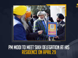 PM Modi To Meet Sikh Delegation At His Residence On April 29, Prime Minister Narendra Modi is scheduled to host a Sikh delegation at his residence, Prime Minister Narendra Modi to host Sikh delegation at his residence today, Prime Minister Narendra Modi informed that he will be hosting a Sikh delegation at his residence today, Sikh Delegation at Prime Minister Narendra Modi residence, Prime Minister Narendra Modi residence, Sikh Delegation, Sikh Delegation News, Sikh Delegation Latest News, Sikh Delegation Latest Updates, Sikh Delegation Live Updates, Narendra Modi, Prime Minister Narendra Modi, Prime Minister Of India, Narendra Modi Prime Minister Of India, Mango News,