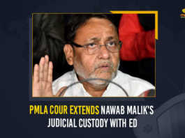 PLMA Court Extends Nawab Malik's Judicial Custody With ED, PLMA Court Extends Nawab Malik's Judicial Custody, Nawab Malik's judicial custody extended, PMLA court Extends Judicial Custody Of Nawab Malik, Nawab Malik's judicial custody, Nawab Malik's judicial remand extended, PMLA court extends judicial custody Of Nawab Malik, Nawab Malik`s custody in case linked to Dawood Ibrahim extended, PMLA court extends judicial custody of Nawab Malik till April 18 in money laundering case money laundering case, Nawab Malik money laundering case, PMLA court, money laundering case Latest News, money laundering case Latest Updates, money laundering case Live Updates, Mango News,