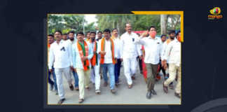 Police Tighten Security At TRS Office Amid BJP Activist’s Death In Khammam, Bharatiya Janata Party activist Death In Khammam, BJP Activist’s Death In Khammam, TRS Office, Police Tighten Security At TRS Office, Tension prevailed in Khammam after a Bharatiya Janata Party activist died, Khammam police beefed up security at the Telangana Rashtra Samithi Office, BJP functionary committed suicide in Telangana due to alleged harassment by police, Tension in Telangana's Khammam TRS Office, Telangana's Khammam TRS Office, Police Tighten Security At Khammam TRS Office, BJP Activist Death News, BJP Activist Death Latest News, BJP Activist Death Latest Updates, BJP Activist Death Live Updates, Mango News,