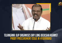 Telangana: BJP Organises Day Long Deeksha Against Paddy Procurement Issue In Hyderabad Telangana BJP Organises Day Long Deeksha Against Paddy Procurement Issue In Hyderabad, BJP Organises Day Long Deeksha Against Paddy Procurement Issue In Hyderabad, Telangana BJP Organises Day Long Deeksha, BJP Deeksha, Paddy Procurement Issue In Hyderabad, Telangana BJP, Paddy Procurement Issue, Telangana Paddy Procurement Issue, Paddy Procurement in Telangana, Telangana Paddy Procurement, Paddy Procurement, Paddy Procurement News, Paddy Procurement Latest News, Paddy Procurement Latest Updates, Paddy Procurement Live Updates, Mango News,