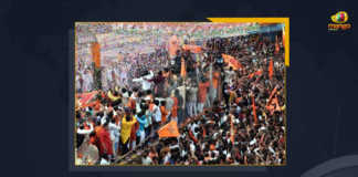 Telangana Celebrates Hanuman Jayanti With Mega Processions In Twin Cities, Sri Hanuman Vijaya Yatra-2022 at Hyderabad City Devotees Participated in Large Number, Sri Hanuman Vijaya Yatra-2022 at Hyderabad City, Devotees Participated in Large Number For Sri Hanuman Vijaya Yatra-2022, Sri Hanuman Vijaya Yatra-2022, 2022 Sri Hanuman Vijaya Yatra, Sri Hanuman Vijaya Yatra, Sri Hanuman Vijaya Yatra at Hyderabad City, Hyderabad City Sri Hanuman Vijaya Yatra, Hanuman Jayanti Shobha Yatra, Rama Navami Shobha yatra, Rama Navami Shobha yatra Hanuman devotees paint the Hyderabad City With saffron, Veera Hanuman Vijay Yatra, Sri Hanuman Vijaya Yatra News, Sri Hanuman Vijaya Yatra Latest News, Sri Hanuman Vijaya Yatra Latest Updates, Sri Hanuman Vijaya Yatra Live Updates, hanuman jayanti 2022, Mango News,