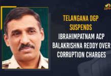 Telangana DGP Suspends Ibrahimpatnam ACP Balakrishna Reddy Over Corruption Charges Telangana DGP Suspends Ibrahimpatnam ACP Balakrishna Reddy Over Corruption Charges, Telangana State Director General of Police Mahender Reddy suspended Ibrahimpatnam Additional Commissioner of Police, Telangana DGP Suspends Ibrahimpatnam ACP Balakrishna, DGP Suspends Ibrahimpatnam ACP Balakrishna Reddy Over Corruption Charges, ACP Balakrishna Reddy Suspends Over Corruption Charges, Telangana DGP Suspends Ibrahimpatnam ACP, Ibrahimpatnam ACP, Ibrahimpatnam ACP Balakrishna Reddy, ACP Balakrishna Reddy, Corruption Charges, Ibrahimpatnam Corruption Charges, Ibrahimpatnam Corruption Charges Latest News, Ibrahimpatnam Corruption Charges Latest Updates, Mango News,