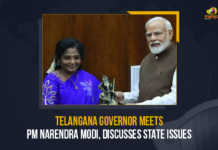 Telangana Governor Meets PM Narendra Modi Discusses State Issues, Telangana Governor Tamilisai Soundararajan Meets PM Narendra Modi at Delhi, Telangana Governor Tamilisai Soundararajan Meets PM Narendra Modi, Telangana Governor Tamilisai Soundararajan, Governor Tamilisai Soundararajan, Telangana Governor, Tamilisai Soundararajan, Telangana Governor Tamilisai, Governor Tamilisai Soundararajan Meets PM Narendra Modi at Delhi, Telangana and Puducherry Governor Tamilisai Soundararajan met with Prime Minister Narendra Modi in Delhi, elangana and Puducherry Governor, Tamilisai Soundararajan met with Prime Minister Narendra Modi in Delhi, Governor Delhi Tour, Telangana Governor Delhi Tour, Telangana Governor Tamilisai Delhi Tour, Tamilisai Soundararajan Delhi Tour, Telangana Governor Delhi Tour Latest News, Telangana Governor Delhi Tour Latest Updates, Narendra Modi, Prime Minister of India, Narendra Modi Prime Minister of India, PM Modi, PM Narendra Modi, Prime Minister Narendra Modi, Mango News,
