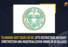 Telangana Govt Issues GO 69 Lifts Restrictions On Heavy Construction And Industrialization Works In 83 Villages, Telangana Govt Issues GO 69, Telangana Govt Lifts Restrictions On Heavy Construction And Industrialization Works In 83 Villages, Telangana Govt Issues GO 69 to remove restrictions of GO 111, Telangana government issued GO 69 which abolishes the restrictions under the GO 111, GO 111 restrictions removed for 84 villages In Telangana, GO 111 restrictions removed, Telangana government issued the GO 69 removing certain restrictions that were imposed under GO 111, Heavy Construction And Industrialization Works In 83 Villages, Industrialization Works In 83 Villages, Heavy Construction Works In 83 Villages, GO 69, GO 69 News, GO 69 Latest News, GO 69 Latest Updates, Mango News,