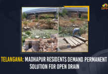 Telangana: Madhapur Residents Demand Permanent Solution For Open Drain Telangana Madhapur Residents Demand Permanent Solution For Open Drain, Madhapur Residents Demand Permanent Solution For Open Drain, Permanent Solution For Open Drain, Open Drain Permanent Solution, Ridhima resident of Madhapur have demanded GHMC to provide the residents a permanent closure For Open Drain, Open Drain, permanent closure For Open Drain, Greater Hyderabad Municipal Corporation, residents of Madhapur have started raising their civic issues To GHMC that can cause several difficulties to them, Madhapur Residents, Ridhima G has demanded the GHMC provide the residents a permanent closure of open drains that have been open for months, Open Drains In Madhapur, Open Drains In Madhapur News, Open Drains In Madhapur Latest News, Open Drains In Madhapur Latest Updates, Mango News,