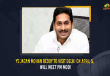 YS Jagan Mohan Reddy To Visit Delhi On April 5 Will Meet PM Modi, YS Jagan Mohan Reddy To Visit Delhi On April 5, YS Jagan Mohan Reddy Visits Delhi To Meet PM Modi On April 5, AP CM YS Jagan Mohan Reddy will Go Delhi Tomorrow To Meet PM Modi, AP CM YS Jagan Mohan Reddy will Go Delhi, AP CM YS Jagan Mohan Reddy will Go Delhi To Meet PM Modi, AP CM YS Jagan to visit Delhi tomorrow, YS Jagan to visit Delhi, YS Jagan to visitS Delhi tomorrow To Meet PM Modi, AP CM Jagan Mohan Reddy to Leave for Delhi Tomorrow, AP CM YS Jagan Reddy to PM Modi in Delhi tomorrow, AP CM to meet PM Modi, AP CM YS Jagan Mohan Reddy, AP CM YS Jagan, YS Jagan Mohan Reddy, AP CM, YS Jagan, CM Jagan, CM YS Jagan, Narendra Modi, Prime Minister of India, Narendra Modi Prime Minister of India, PM Modi, Prime Minister Narendra Modi, Mango News,
