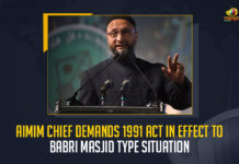 AIMIM Chief Demands 1991 Act In Effect To Avoid Babri Masjid Type Situation, Asaduddin Owaisi raised his voice against the demolition of mosques in India’s various states and cities, demolition of mosques in India’s various states and cities, Follow 1991 Act or risk another Babri Masjid Says AIMIM Chief, All India Majlis-e-Ittehadul Muslimeen chief is concerned over the violation of the 1991 Act, violation of the 1991 Act, Hyderabad MP and AIMIM chief Asaduddin Owaisi, Babri Masjid, demolition of mosques, demolition of mosques News, demolition of mosques Latest News, demolition of mosques Latest Updates, demolition of mosques Live Updates, Mango News,