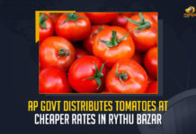 AP Govt Distributes Tomatoes At Cheaper Rates In Rythu Bazar, Govt Distributes Tomatoes At Cheaper Rates In Rythu Bazar, YSRCP Govt Distributes Tomatoes At Cheaper Rates In Rythu Bazar, AP Govt Distributes Tomatoes At Cheaper Rates, YSRCP Govt Distributes Tomatoes At Cheaper Rates, Tomatoes At Cheaper Rates In Rythu Bazar, Rythu Bazar, Tomatoes At Cheaper Rates, Andhra Pradesh Government decided to provide the tomatoes at a cheaper rate, Andhra Pradesh government has embarked on a program to reduce the price of high-priced tomatoes, AP faces shortage of tomatoes, Tomatoes, Andhra Pradesh government, Mango News,