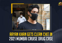 Aryan Khan Gets Clean Chit In 2021 Mumbai Cruise Drug Case, Narcotics on Cruise Case NCB Gives Clean Chit to Shahrukh Khan Son Aryan Khan, NCB Gives Clean Chit to Shahrukh Khan Son Aryan Khan, Shahrukh Khan Son Aryan Khan Gets Clean Chit, Narcotics Control Bureau, Narcotics Control Bureau on Friday gave a clean chit to Aryan Khan, clean chit to Aryan Khan, Aryan Khan Gets Clean Chit In Drugs On Cruise Case, Aryan Khan given clean chit by narcotics bureau, Narcotics Control Bureau gives clean chit to Aryan Khan, Ncb Gives Aryan Khan Clean Chit, Shahrukh Khan Son Aryan Khan, Aryan Khan, Shahrukh Khan, Narcotics on Cruise Case News, Narcotics on Cruise Case Latest News, Narcotics on Cruise Case Latest Updates, Narcotics on Cruise Case Live Updates, Mango News,