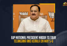 BJP National President Nadda To Tour Telangana And Kerala On May 5-6, BJP National President Nadda To Tour Telangana, BJP National President Nadda To Tour Kerala, BJP National President To Tour Telangana And Kerala On May 5-6, BJP National President JP Nadda, BJP National President Jagat Prakash Nadda, BJP National President, Jagat Prakash Nadda, JP Nadda Telangana Tour, JP Nadda Kerala Tour, BJP National President Jagat Prakash Nadda Two Days Tour, JP Nadda Two Days Tour, JP Nadda Two Days Tour News, JP Nadda Two Days Tour Latest News, JP Nadda Two Days Tour Latest Updates, Mango News,