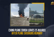 China Plane Crash Leaves 25 Injured After Plane Overruns Runway, China Plane Crash Leaves 25 Injured, After Plane Overruns Runway, China Plane Crash, China's Chongqing Airport, the plane was veering off the runway while taking off, Tibet Airlines, Tibet Airlines plane caught fire on the morning of the 12th of May, China Plane Overruns Runway, Plane Crash, China Plane Crash News, China Plane Crash Latest News, China Plane Crash Latest Updates, Mango News,