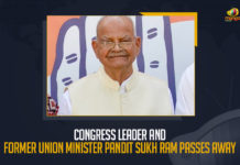 Congress Leader And Former Union Minister Pandit Sukh Ram Passes Away, Former Union Minister Pandit Sukh Ram Passes Away, Congress Leader Pandit Sukh Ram Passes Away, Congress Leader Pandit Sukh Ram, Former Union Minister Pandit Sukh Ram, Pandit Sukh Ram, Former Union Minister Pandit Sukh Ram Passed Away, Congress Leader Pandit Sukh Ram Passed Away, EX Union Minister Pandit Sukh Ram, EX Union Minister Pandit Sukh Ram Passed Away, Pandit Sukh Ram Passes Away, Pandit Sukh Ram Passed Away, INC leader Pandit Sukh Ram passed away due to a brain stroke, Mango News,