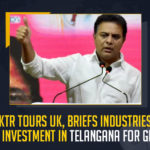 KTR Tours UK Briefs Industries About Investment In Telangana For Growth, KTR Briefs Industries About Investment In Telangana For Growth, Briefs Industries About Investment In Telangana For Growth, Minister KTR Briefs Industries About Investment In Telangana For Growth, Minister KTR 10 Day Trip, Minister KTR 10 Days foreign Tour, Minister KTR 10 Days foreign Tour News, Minister KTR 10 Days foreign Tour Latest News, Minister KTR 10 Days foreign Tour Latest Updates, Minister KTR 10 Days foreign Tour Live Updates, London and Switzerland, Heavy Investments For Telangana, Working President of the Telangana Rashtra Samithi, Telangana Rashtra Samithi Working President, TRS Working President KTR, Telangana Minister KTR, KT Rama Rao, Minister KTR, Minister of Municipal Administration and Urban Development of Telangana, KT Rama Rao Minister of Municipal Administration and Urban Development of Telangana, KT Rama Rao Information Technology Minister, KT Rama Rao MA&UD Minister of Telangana, Mango News,