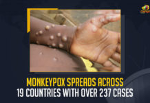 Monkeypox Spreads Across 19 Countries With Over 237 Cases, Monkeypox Spreads Across 19 Countries, 237 Cases Of Monkeypox In 19 Countries, outbreak of monkeypox cases outside of Africa can be contained, World Health Organization, 237 suspected and confirmed cases of the Monkeypox in 19 countries, Monkeypox is a usually mild viral infection that is endemic in parts of the west and central Africa, Monkeypox In 19 Countries, 19 Countries, Monkeypox News, Monkeypox Latest News, Monkeypox Latest Updates, Monkeypox Live Updates, Mango News,