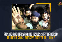 Punjab And Haryana HC Issues Stay Order On Tajinder Singh Bagga’s Arrest Till July 5 Punjab And Haryana HC Issues Stay Order On Tajinder Singh Bagga's Arrest Till July 5, Punjab HC Issues Stay Order On Tajinder Singh Bagga's Arrest Till July 5, Haryana HC Issues Stay Order On Tajinder Singh Bagga's Arrest Till July 5, Stay Order On Tajinder Singh Bagga's Arrest Till July 5, Punjab and Haryana High Court on Tuesday stayed the Delhi BJP leader's arrest till July 5, major relief to Tajinder Pal Singh Bagga, Punjab and Haryana High Court, Haryana High Court, Punjab High Court, Tajinder Singh Bagga's Arrest Till July 5, Tajinder Pal Singh Bagga, BJP Leader Tajinder Bagga Detained In Punjab Amid Threat Allegations, BJP leader Tajinder Pal Singh Bagga was arrested by the Punjab Police, BJP Leader Tajinder Bagga Detained In Punjab, Punjab Police, Tajinder Bagga Arrest, BJP Leader, BJP Leader Tajinder Pal Singh Bagga, BJP Leader Tajinder Bagga, BJP Leader Tajinder Bagga Arrest, Threat Allegations, Delhi BJP Leader Tajinder Bagga Arrested, BJP leader Tajinder Pal Singh Bagga arrested by the Punjab Police, Tajinder Bagga Arrest News, Tajinder Bagga Arrest Latest News, Tajinder Bagga Arrest Latest Updates, Tajinder Bagga Arrest Live Updates, Mango News,