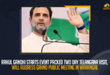 Rahul Gandhi Starts Event Packed Two Day Telangana Visit, Will Address Grand Public Meeting In Warangal Rahul Gandhi Starts Event Packed Two Day Telangana Visit Will Address Grand Public Meeting In Warangal, Rahul Gandhi Starts Event Packed Two Day Telangana Visit, Rahul Gandhi Will Address Grand Public Meeting In Warangal, Grand Public Meeting In Warangal, INC leader would address a public meeting and would likely to unveil plans for Telangana's agriculture sector, Rahul Gandhi will Participate in Telangana Congress Rythu Sangharshana Public Meeting at Warangal Today, INC Rahul Gandhi will Participate in Telangana Congress Rythu Sangharshana Public Meeting at Warangal Today, Rahul Gandhi will Participate in Telangana Congress Rythu Sangharshana Public Meeting, Telangana Congress Rythu Sangharshana Public Meeting at Warangal, Warangal Telangana Congress Rythu Sangharshana Public Meeting, Congress senior leader Rahul Gandhi is going to visit Telangana today, Rythu Sangharshana meeting, Rahul Gandhis Rythu Sangharshana meeting, Rahul Gandhis Rythu Sangharshana meeting at Warangal Today, Congress senior leader Rahul Gandhi, Congress leader Rahul Gandhi, Former president of the Indian National Congress, Rahul Gandhi Indian National Congress Former president, Rahul Gandhis Rythu Sangharshana meeting News, Rahul Gandhis Rythu Sangharshana meeting Latest News, Rahul Gandhis Rythu Sangharshana meeting Latest Updates, Rahul Gandhis Rythu Sangharshana meeting Live Updates, Mango News,