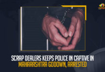 Scrap Dealers Keeps Police In Captive In Maharashtra Godown Arrested, Scrap Dealers Keeps Police In Captive In Maharashtra Godown, Scrap Dealers Arrested, Maharashtra Godown, scrap dealers were arrested for allegedly keeping two policemen captive in their godown, Maharashtra State police arrested two scrap dealers, two scrap dealers, Two scrap dealers were arrested for allegedly keeping two policemen captive in their godown in Maharashtra, 2 scrap dealers held for holding cops captive In Maharashtra Godown, 2 Scrap Dealers Arrested For Captivating Police Officials In Maharashtra Godown, scrap dealers News, scrap dealers Latest News, scrap dealers Latest Updates, Mango News,