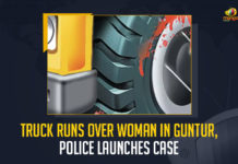 Truck Runs Over Woman In Guntur Police Launches Case, Police Launches Case, Truck Runs Over Woman In Guntur, In a shocking incident in Andhra Pradesh's Guntur town on Friday night, incident occurred on the outskirts of Guntur town, Woman dies due to truck driver's inhuman act In Guntur, a woman was run over by a truck, Truck Runs Over Woman, incident occured on the outskirts of Guntur town, Mango News,