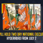 BJP Will Hold Two Day National Executive Meeting In Hyderabad From July 2 BJP Will Hold Two Day National Executive Meeting In Hyderabad From July 2, Prime Minister And Union Home Minister will Stay in Hyderabad For 2 Days To Attend National Executive Meeting of BJP From July 2, PM Modi and Amit Shah will Stay in Hyderabad For 2 Days To Attend National Executive Meeting of BJP From July 2, Amit Shah will Stay in Hyderabad For 2 Days To Attend National Executive Meeting of BJP From July 2, PM Modi will Stay in Hyderabad For 2 Days To Attend National Executive Meeting of BJP From July 2, PM Modi and Amit Shah will Stay in Hyderabad For 2 Days, National Executive Meeting of BJP From July 2, National Executive Meeting of BJP, BJP National Executive Meeting From July 2, BJP National Executive Meeting, BJP National Executive Meeting News, BJP National Executive Meeting Latest News, BJP National Executive Meeting Latest Updates, BJP National Executive Meeting Live Updates, Union Home Minister Amit Shah, Union Home Minister, Home Minister Amit Shah, Minister Amit Shah, Amit Shah,PM Narendra Modi, Narendra Modi, Prime Minister Narendra Modi, Prime Minister Of India, Narendra Modi Prime Minister Of India, Prime Minister Of India Narendra Modi, Mango News,