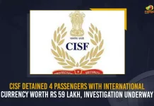 CISF Detained 4 Passengers With International Currency Worth Rs 59 Lakh Investigation Underway, Investigation Underway, CISF Detained 4 Passengers With International Currency Worth Rs 59 Lakh, 4 Passengers With International Currency Worth Rs 59 Lakh, CISF Detained 4 Passengers With International Currency, Central Industrial Security Force has arrested four people and seized foreign currency worth Rs. 59 lakhs, CISF has arrested four people and seized foreign currency worth Rs. 59 lakhs, Central Industrial Security Force, 4 Passengers, 4 arrested at Delhi airport with foreign currency, Delhi airport News, Delhi airport Latest News, Delhi airport Latest Updates, Delhi airport Live Updates, foreign currency, Mango News,