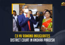 CJI NV Ramana Inaugurates District Court In Andhra Pradesh, CJI NV Ramana Launches District Court In Andhra Pradesh, CJI NV Ramana Inaugurated District Court In AP, NV Ramana Starts District Court In Andhra Pradesh, District Court In Andhra Pradesh, District Court In AP, CJI NV Ramana, NV Ramana Chief Justice of India, Chief Justice of India NV Ramana, Chief Justice of India, separate district court for red sanders smuggling cases, red sanders smuggling cases, new court would begin functioning soon after launch, Supreme Court Chief Justice Ramana launched the special court at TUDA Complex located beside the ESI Hospital in Tirupati, AP New District Court News, AP New District Court Latest News, AP New District Court Latest Updates, AP New District Court Live Updates, Mango News,