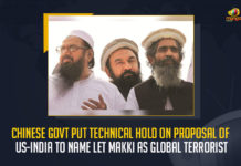 Chinese Govt Put Technical Hold On Proposal Of US-India To Name Let Makki As Global Terrorist, Proposal Of US-India To Name Let Makki As Global Terrorist, Makki As Global Terrorist, Global Terrorist As Makki, Both India and the US have already listed Makki as a terrorist under their domestic laws, China placed a technical hold on the proposal, Makki has been involved in raising funds, China has blocked a joint move by India and the US to list Pakistan-based Lashkar-e-Taiba leader Abdul Rehman Makki, Lashkar-e-Taiba leader Abdul Rehman Makki as a global terrorist LeT leader Abdul Rehman Makki as a global terrorist, Abdul Rehman Makki, Makki As Global Terrorist News, Makki As Global Terrorist Latest News, Makki As Global Terrorist Latest Updates, Makki As Global Terrorist Live Updates, Mango News,