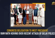 Congress Delegation To Meet President Ram Nath Kovind Over Recent Attack Of Delhi Police, Congress Delegation To Meet President Ram Nath Kovind, Recent Attack Of Delhi Police, President Ram Nath Kovind, Congress Delegation To Meet President, view of the recent attacks and misbehavior of the Delhi Police with the Indian National Congress leaders, view of the recent attacks and misbehavior of the Delhi Police with the INC leaders, misbehavior of the Delhi Police with the Indian National Congress leaders, misbehavior of the Delhi Police with the INC leaders, Indian National Congress leaders, INC leaders, party delegation decided to meet with Ram Nath Kovind President of India, Ram Nath Kovind President of India, delegation would submit a memorandum And highlighting attacks on the INC leaders, attacks on the INC leaders News, attacks on the INC leaders Latest News, attacks on the INC leaders Latest Updates, attacks on the INC leaders Live Updates, Mango News,