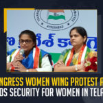 Congress Women Wing Protests And Demands Security For Women In Telangana, Indian National Congress Women Wing staged a protest on the 8th of June, INC Women Wing staged a protest on the 8th of June, protest across Telangana, INC Women Wing protest, Congress Women Wing Protest, Mahila Congress leaders, Congress Women Wing, Indian National Congress Women, INC Women Wing protest News, INC Women Wing protest Latest News, INC Women Wing protest Latest Updates, INC Women Wing protest Live Updates, Mango News,