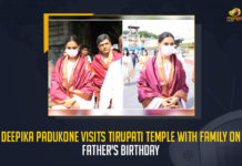 Deepika Padukone Visits Tirupati Temple With Family On Father's Birthday, Heroine Deepika Padukone Visits Tirupati Temple With Family On Father's Birthday, Actress Deepika Padukone Visits Tirupati Temple With Family On Father's Birthday, Bollywood actress Deepika Padukone along with her parents visited Tirupati, Bollywood actress Deepika Padukone visited Tirupati, Deepika Padukone Visits Tirupati Temple With Family, Bollywood actress Deepika Padukone, Actress Deepika Padukone, Heroine Deepika Padukone, Bollywood actress, Deepika Padukone, Tirupati Temple, Deepika Padukone was the only Indian on the Cannes Film Festival jury, Deepika Padukone Tirupati visit, Deepika Padukone Tirupati visit News, Deepika Padukone Tirupati visit Latest News, Deepika Padukone Tirupati visit Latest Updates, Deepika Padukone Tirupati visit Live Updates, Mango News,