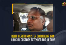Delhi Health Minister Satyendra Jain Judicial Custody Extended For 14 Days, Health Minister Satyendra Jain Judicial Custody Extended For 14 Days, Minister Satyendra Jain Judicial Custody Extended For 14 Days, Satyendra Jain Judicial Custody Extended For 14 Days, Delhi Health Minister Satyendar Jain bail hearing tomorrow, Satyendar Jain custody extended by 14 days, Delhi Health Minister Satyendar Jain's ED Custody Extended by 14 Days, Satyendar Jain's ED Custody Extended by 14 Days, Money laundering case, Delhi Health Minister Satyendar Jain Money laundering case, Delhi Health Minister Money laundering case, Satyendar Jain Money laundering case, A special court of Delhi extended the judicial custody of Satyendra Jain Health Minister of Delhi, Satyendra Jain Health Minister of Delhi, Satyendar Jain Money laundering case News, Satyendar Jain Money laundering case Latest News, Satyendar Jain Money laundering case Latest Updates, Satyendar Jain Money laundering case Live Updates, Mango News,