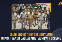 Delhi Under Tight Security Amid Bharat Bandh Call Against Agnipath Scheme, Protesting Army Students Calls For Bharat Bandh Today Against Agnipath Scheme Many States Announces High Alert, Many States Announces High Alert, Protesting Army Students Calls For Bharat Bandh Today Against Agnipath Scheme, Students Calls For Bharat Bandh Today Against Agnipath Scheme, Students Calls For Bharat Bandh Today, Bharat Bandh Today Against Agnipath Scheme, Bharat Bandh Today, Protesting Army, Agnipath Protests Live Updates, Agnipath Issue,Agnipath Protests, Agnipath protests in Telangana, Agnipath Scheme, Agnipath Scheme Updates, Agnipath, Agnipath Protests Highlights, #AgnipathScheme, #AgnipathRecruitmentScheme, #AgnipathSchemeProtest, #Agnipath, Agnipath Army Recruitment Scheme News, Agnipath Army Recruitment Scheme Latest News, Agnipath Army Recruitment Scheme Latest Updates, Agnipath Army Recruitment Scheme Live Updates, Mango News,