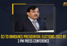 ECI To Announce Presidential Elections 2022 At 3 PM Press Conference, 3 PM Press Conference, ECI To Announce Presidential Elections 2022, Presidential Elections 2022, 2022 Presidential Elections, Election Commission Announces Schedule for Election of President of India Voting on July 18th, Presidential elections on July 18, EC Announces Schedule for Election of President of India Voting on July 18th, Election of President of India Voting on July 18th, EC announces schedule for presidential polls, presidential polls, Presidential Election 2022, 2022 Presidential Election, ECI Announces Schedule For Presidential Election 2022, Presidential Election, Election Commission, Election of President of India, President of India, Presidential Election News, Presidential Election Latest News, Presidential Election Latest Updates, Presidential Election Live Updates, Mango News,