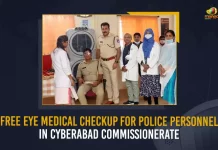 Free Eye Medical Checkup For Police Personnel In Cyberabad Commissionerate, Eye Medical Checkup For Police Personnel In Cyberabad Commissionerate, Free Eye Medical Checkup For Police Personnel, Cyberabad Commissionerate, Cyberabad Commissionerate organized a free eye examination camp at the Cyberabad Commissionerate premises, free eye examination camp at the Cyberabad Commissionerate premises, Cyberabad Commissionerate premises, free checkup has been conducted under the auspices of the smart vision eye hospital for all police personnel, approximately 327 police personnel and officers were examined, Cyberabad commissioner said police personnel and their families could take advantage of the opportunity, Free Eye Medical Checkup, Free Eye Medical Checkup At Cyberabad Commissionerate News, Free Eye Medical Checkup At Cyberabad Commissionerate Latest News, Free Eye Medical Checkup At Cyberabad Commissionerate Latest Updates, Free Eye Medical Checkup At Cyberabad Commissionerate Live Updates, Mango News,