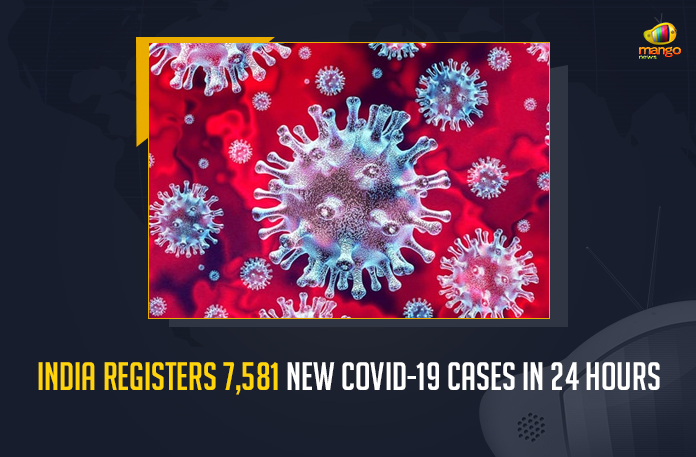 India-Registers-7,581-New-COVID-19-Cases-In-24-Hours India Registers 7581 New COVID-19 Cases In 24 Hours, Covid-19 Updates of India 7581 New Positive Cases 24 Deaths Reported in Last 24 Hours, India, India Covid-19, 24 Deaths Reported on India June 9th, 7581 new Covid-19 cases In India, India Covid-19 Updates, India Covid-19 Live Updates, India Covid-19 Latest Updates, Coronavirus, Coronavirus Breaking News, Coronavirus Latest News, COVID-19, India Coronavirus, India Coronavirus Cases, India Coronavirus Deaths, India Coronavirus New Cases, India Coronavirus News, India New Positive Cases, Total COVID 19 Cases, Coronavirus, Covid-19 Updates in India, India corona State wise cases, India coronavirus cases State wise, Mango News,