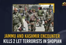 Jammu and Kashmir Encounter Kills 2 LeT Terrorists In Shopian, Encounter Kills 2 LeT Terrorists In Shopian, Shopian district of Jammu and Kashmir, two Lashkar-e-Taiba terrorists were killed in an encounter, two Lashkar-e-Taiba terrorists, two were killed in an encounter, encounter broke out between the terrorists and security forces in the Kanjiular region of Shopian, Encounter Kills 2 LeT Terrorists In Shopian, 2 LeT Terrorists In Shopian, 2 LeT Terrorists, Jammu and Kashmir Encounter, Jammu and Kashmir Encounter News, Jammu and Kashmir Encounter Latest News, Jammu and Kashmir Encounter Latest Updates, Jammu and Kashmir Encounter Live Updates, Mango News,