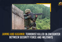 Jammu and Kashmir Terrorist Killed In Encounter Between Security Force And Militants, Encounter Between Security Force And Militants, Jammu and Kashmir Terrorist Killed In Encounter, Terrorist Killed In Encounter, Jammu and Kashmir Terrorist, Jammu and Kashmir, Security Force And Militants, Militants, Security Force, terrorist was killed during an encounter between the security forces and militants, Security Force And Militants Encounter News, Security Force And Militants Encounter Latest News, Security Force And Militants Encounter Latest Updates, Security Force And Militants Encounter Live Updates, Encounter, Mango News,