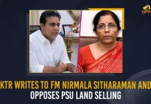 KTR Writes To FM Nirmala Sitharaman And Opposes PSU Land Selling, Minister KTR Letters Union Finance Minister Nirmala Sitharaman on Privatisation of Corporations Assets in Telangana, Telangana Minister KTR Letters Union Finance Minister Nirmala Sitharaman on Privatisation of Corporations Assets in Telangana, KTR Letters Union Finance Minister Nirmala Sitharaman on Privatisation of Corporations Assets in Telangana, Privatisation of Corporations Assets in Telangana, Telangana Minister KTR Letters Union Finance Minister Nirmala Sitharaman Union Finance Minister Nirmala Sitharaman, Finance Minister Nirmala Sitharaman, Minister Nirmala Sitharaman, Union Finance Minister, Nirmala Sitharaman, Privatisation of Corporations Assets News, Privatisation of Corporations Assets Latest News, Privatisation of Corporations Assets Latest Updates, Privatisation of Corporations Assets Live Updates, Working President of the Telangana Rashtra Samithi, Telangana Rashtra Samithi Working President, TRS Working President KTR, Telangana Minister KTR, KT Rama Rao, Minister KTR, Minister of Municipal Administration and Urban Development of Telangana, KT Rama Rao Minister of Municipal Administration and Urban Development of Telangana, KT Rama Rao Information Technology Minister, KT Rama Rao MA&UD Minister of Telangana, Mango News,