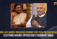 NDA-BJP Names Droupadi Murmu For 15th Presidential Elections Against Opposition’s Yashwant Sinha, Droupadi Murmu For 15th Presidential Elections Against Opposition’s Yashwant Sinha, NDAs Droupadi Murmu vs Oppositions Yashwant Sinha in president elections 2022, Droupadi Murmu Against Opposition’s Yashwant Sinha For 15th Presidential Election, For 15th Presidential Election, Presidential Elections, 2022 Presidential Elections, Presidential Elections 2022, 15th Presidential Elections, BJP Names For 15th Presidential Election, NDA Names For 15th Presidential Election, NDA-BJP Names For 15th Presidential Election, Yashwant Sinha, Droupadi Murmu, Presidential Elections News, Presidential Elections Latest News, Presidential Elections Latest Updates, Presidential Elections Live Updates, Mango News,
