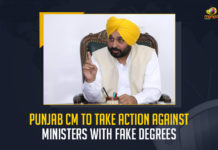 Punjab CM To Take Action Against Ministers With Fake Degrees, Will go after those hired on fake degrees Says Bhagwant Mann, CM Bhagwant Mann said action would be initiated against many relatives of influential people and politicians in the state, influential people and politicians in the state, CM Bhagwant Mann said action would be initiated against many relatives of influential politicians in the state, CM Bhagwant Mann said action would be initiated against many relatives of influential people in the state, Ministers With Fake Degrees, Punjab CM Bhagwant Mann To Take Action Against Ministers With Fake Degrees, Punjab CM Bhagwant Mann To Take Action Against Ministers, Ministers With Fake Degrees News, Ministers With Fake Degrees Latest News, Ministers With Fake Degrees Latest Updates, Ministers With Fake Degrees Live Updates, Mango News,