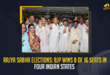 Rajya Sabha Elections BJP Wins 8 Of 16 Seats In Four Indian States, BJP Wins 8 Of 16 Seats In Four Indian States, Four Indian States, BJP Wins 8 Of 16 Seats, Rajya Sabha elections of 16 seats, Bharatiya Janata Party secured approximately 50% seats, BJP secured approximately 50% seats, ruling Central Government BJP won 8 seats, BJP won 8 seats, Indian National Congress retained three Rajya Sabha seats, INC three Rajya Sabha seats, Rajya Sabha seats, Rajya Sabha Elections 2022, 2022 Rajya Sabha Elections, Rajya Sabha Elections News, Rajya Sabha Elections Latest News, Rajya Sabha Elections Latest Updates, Rajya Sabha Elections Live Updates, Mango News,