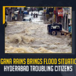 Telangana Rains Brings Flood Situations In Hyderabad Troubling Citizens Telangana Rains Brings Flood Situations In Hyderabad Troubling Citizens, Rains Brings Flood Situations In Hyderabad Troubling Citizens, Several regions of Hyderabad witnessed flood like situation, Hyderabad witnessed flood like situation, southwest monsoon entered Telangana on Tuesday 14th of June, southwest monsoon, Flood Situations In Hyderabad, Flood Situations, Chandrayangutta recorded a maximum rainfall of 54.3mm, Rajendranagar witnessed 40mm of rain, Falaknuma witnessed 40mm of rain, southwest monsoon News, southwest monsoon Latest News, southwest monsoon Latest Updates, southwest monsoon Live Updates, Mango News,