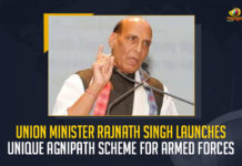 Union Minister Rajnath Singh Launches Unique Agnipath Scheme For Armed Forces, Minister Rajnath Singh Launches Unique Agnipath Scheme For Armed Forces, Rajnath Singh Launches Unique Agnipath Scheme For Armed Forces, Minister Rajnath Singh Inaugurates Unique Agnipath Scheme For Armed Forces, Rajnath Singh Starts Unique Agnipath Scheme For Armed Forces, Union Minister Inaugurated Unique Agnipath Scheme For Armed Forces, Unique Agnipath Scheme For Armed Forces, Agnipath Scheme For Armed Forces, Agnipath Scheme, Armed Forces, Union Minister Rajnath Singh, Minister Rajnath Singh, Rajnath Singh, Union Defence Minister of India, Agnipath Scheme News, Agnipath Scheme Latest News, Agnipath Scheme Latest Updates, Agnipath Scheme Live Updates, Mango News,