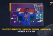 World Youth Weightlifting Championship Gurunaidu Sanapathi Wins Gold Medal, World Youth Weightlifting Championship Gurunaidu Sanapathi Wins Gold Medal in 55 kg Event, Gurunaidu Sanapathi Wins Gold Medal in 55 kg Event Of World Youth Weightlifting Championship, World Youth Weightlifting Championship, Gurunaidu Sanapathi Wins Gold Medal in 55 kg Event, Gurunaidu Sanapathi Wins Gold Medal, Gurunaidu Sanapathi has become India's first weightlifter to win a gold at the IWF Youth World Championship, IWF Youth World Championship, Weightlifter Gurunaidu Sanapathi, Gurunaidu Sanapathi has clinched a gold medal for India at the 2022 IWF Youth World Championships in Mexico, 2022 IWF Youth World Championships in Mexico, IWF Youth World Championships 2022 in Mexico, Gurunaidu Sanapathi has become India's first weightlifter to win a gold Medal in 55 kg Event, 55 kg Event, IWF Youth World Championship News, IWF Youth World Championship Latest News, IWF Youth World Championship Latest Updates, IWF Youth World Championship Live Updates, Mango News,