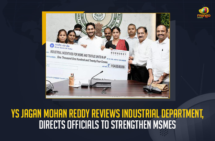 YS-Jagan-Mohan-Reddy-Reviews-Industrial-Department,-Directs-Officials-To-Strengthen-MSMEs (1) YS Jagan Mohan Reddy Reviews Industrial Department Directs Officials To Strengthen MSMEs, YS Jagan Mohan Reddy Directs Officials To Strengthen MSMEs, YS Jagan Mohan Reddy Reviews Industrial Department, CM YS Jagan Mohan Reddy Holds Review Meet on Department of Industries in AP, AP CM YS Jagan Mohan Reddy Holds Review Meet on Department of Industries in AP, YS Jagan Mohan Reddy Holds Review Meet on Department of Industries in AP, Review Meet on Department of Industries in AP, Department of Industries in AP, AP CM Holds Review Meet on Department of Industries in AP, Review Meeting on Department of Industries in AP, AP CM YS Jagan Holds Review Meet on Department of Industries in AP, AP Industries Department, AP Industries Department News, AP Industries Department Latest News, AP Industries Department Latest Updates, AP Industries Department Live Updates, AP CM YS Jagan Mohan Reddy, CM YS Jagan Mohan Reddy, AP CM YS Jagan, YS Jagan Mohan Reddy, Jagan Mohan Reddy, YS Jagan, CM Jagan, CM YS Jagan, Mango News,
